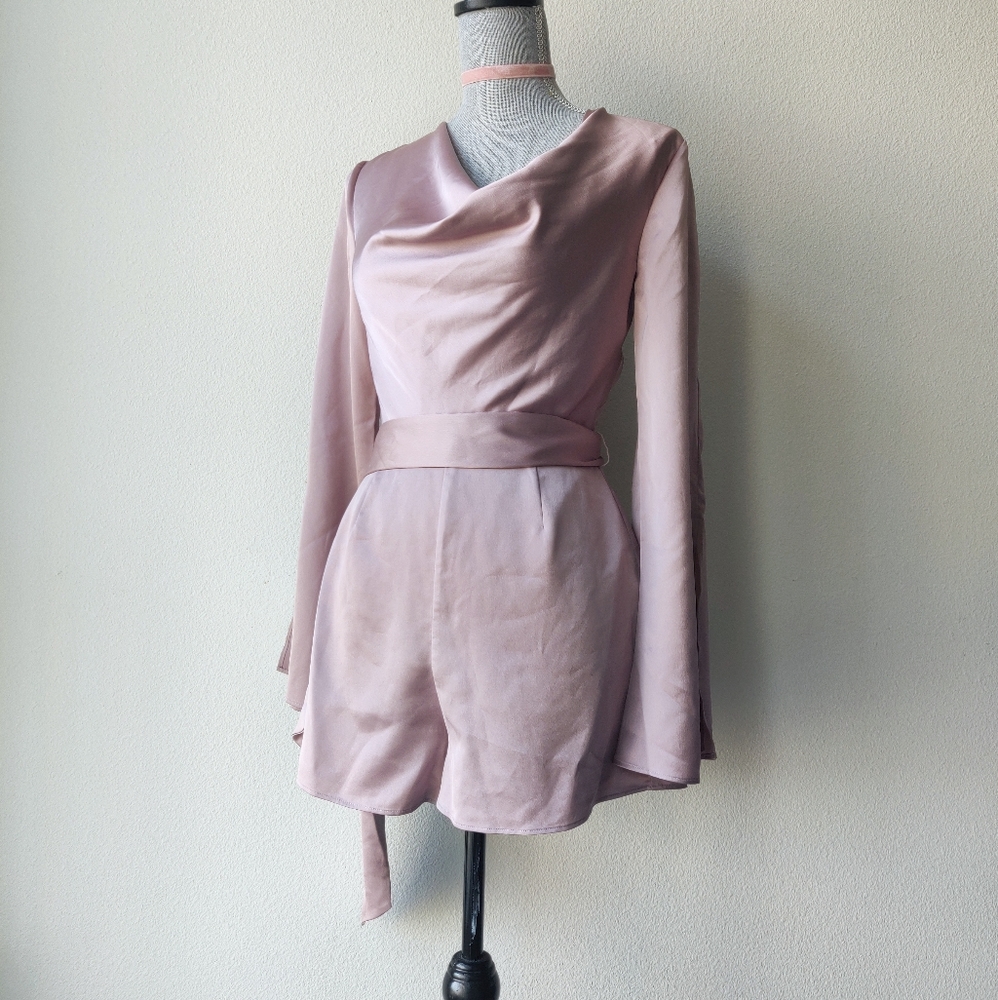 Finders Keepers Satin Aspects Playsuit - Picture 2 of 6